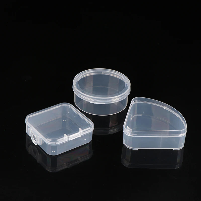 Portable Travel Cosmetic Bags Cosmetics Storage Case Plastic Box Qme