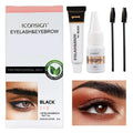 5pcs Eyebrow Tinting Kit Eyelash Eyebrow Dye Tint Gel Quick Dry Waterproof Long-lasting Eyebrow Dye Tint Dye Eyebrow Mascara Qme Black China Mainland