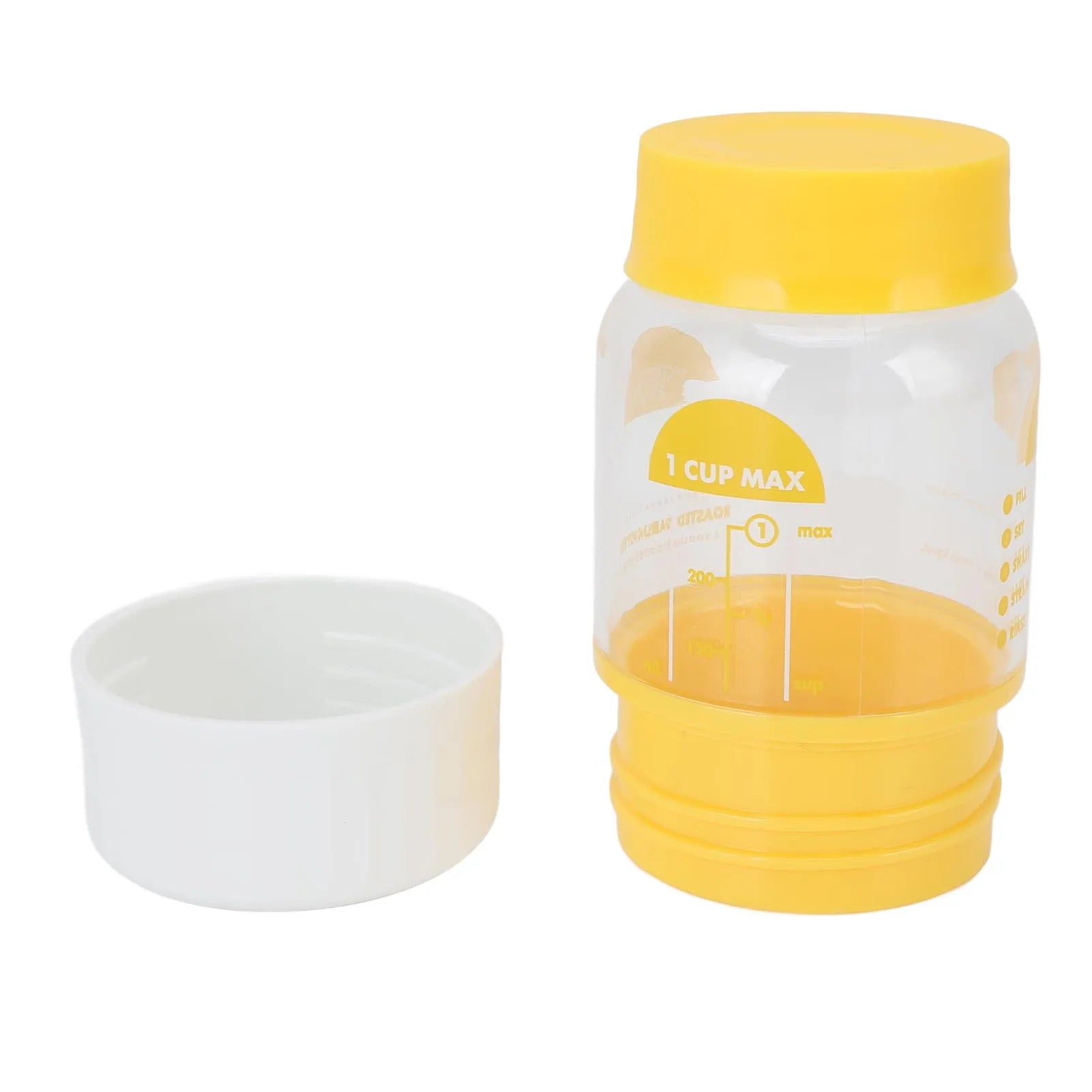 Butter Making Bottle Multifunctional DIY Neat Collection Homemade Plastic Butter Maker Cup Dishwasher Safe for Kitchen Qme
