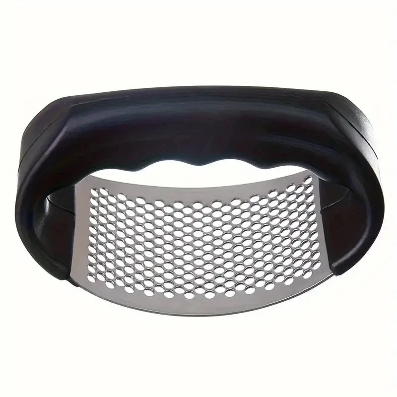 1pc Stainless Steel Garlic Press - Easy To Use And Clean, Perfect For Mincing, Crushing, And Mashing Garlic In The Kitchen Qme 1pc