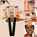 Under Eye Concealer Brush Kabuki Nose Contour Dense Bristles Full Qme 2 pcs