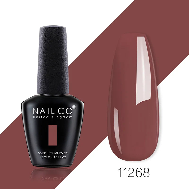 NAILCO 85 Colors Nail Gel UV LED Lacquer Manicure Varnish Hybrid Semi