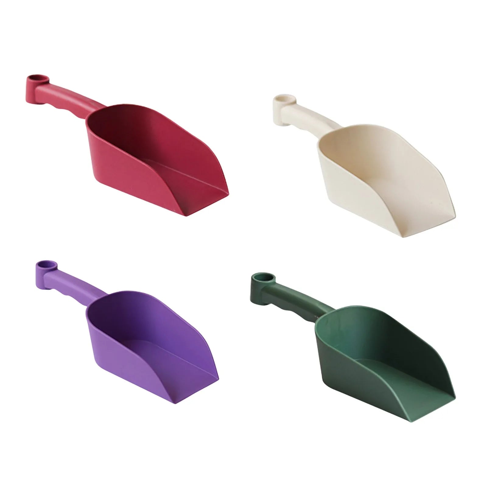 Garden Shovel Plant Hand Trowels Soil Planting Digging Transplanting MultiFunction Beach Sand Pet's Food Scoop Multipropose Tool Qme