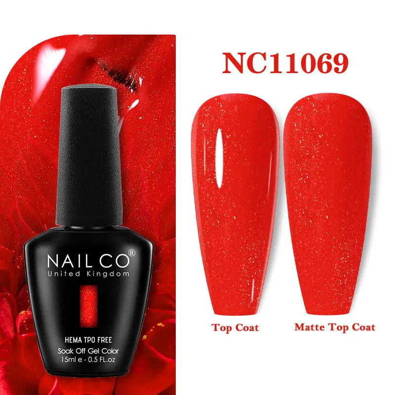 NAILCO Fresh Gel Nail Polish Nails Semi-permanent Varnish Hybrid Qme 11069