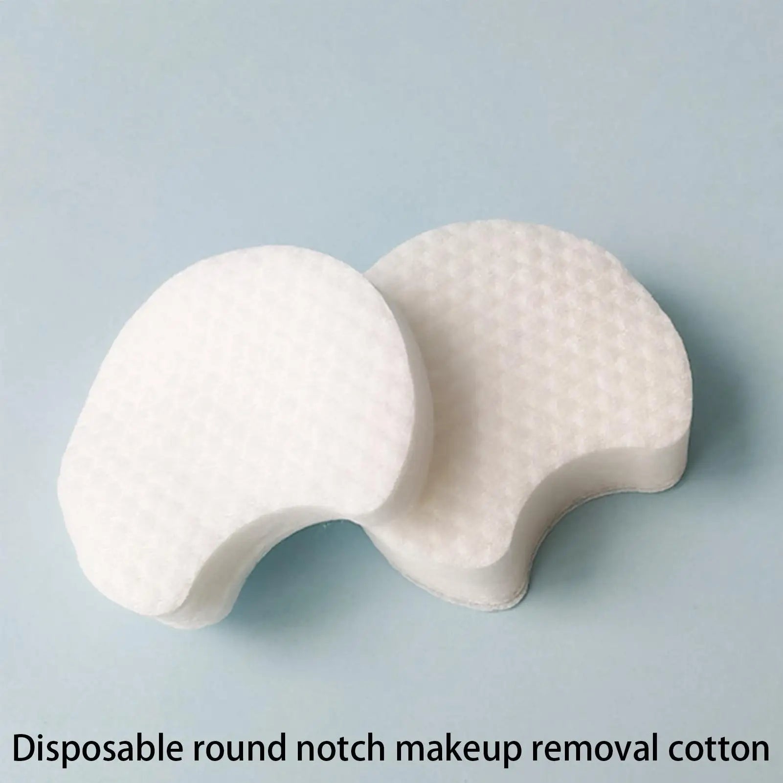 White Rounds Facial Cotton Pads Makeup Remover Natural Soft Wipes Qme