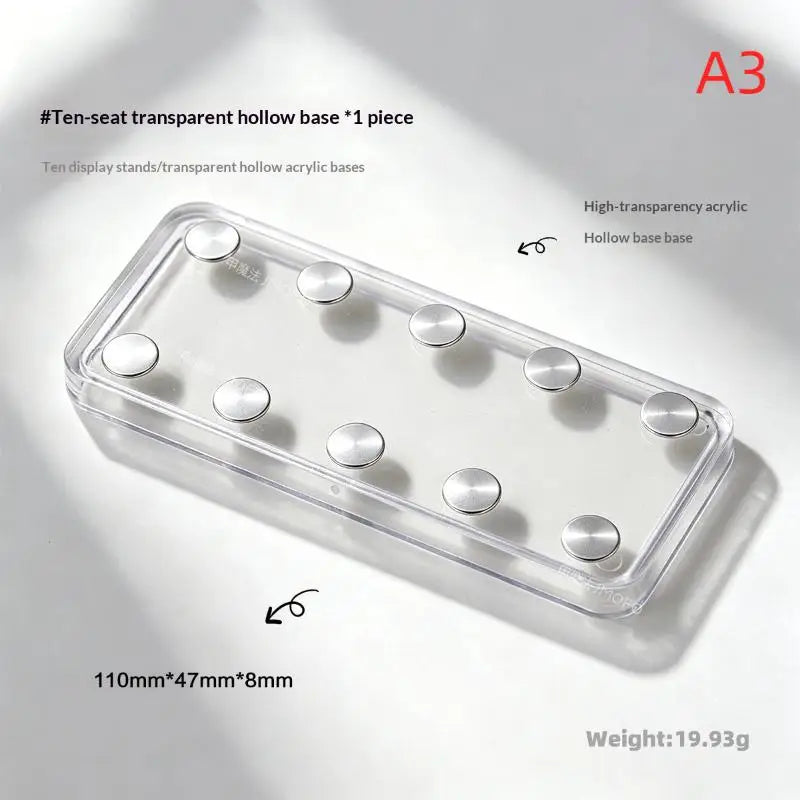 Nail Tips Magnetic Stand 1 Display Practice UV Gel Polish Perfect Art Qme A3