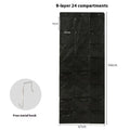 Baseball Caps Bedroom Hat Storage Holder Organizer24 Clear Pockets Qme Black