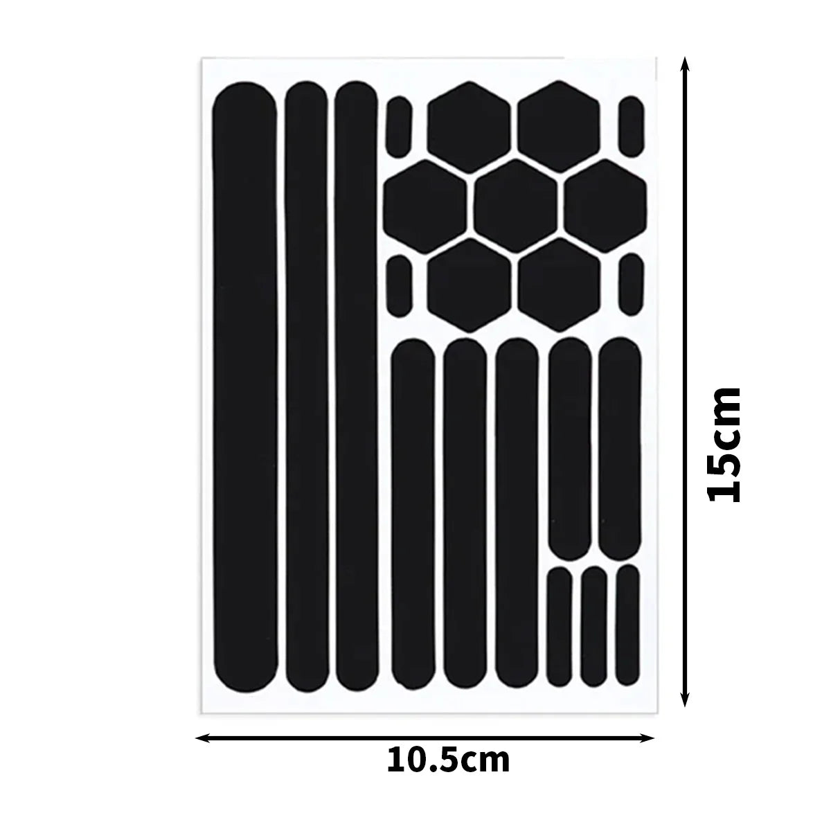 Helmet Warning Reflective Stickers Night Safety Driving Accessories Fluorescent Decorative Sticker Bicycle Moto Car Decal Qme 1set