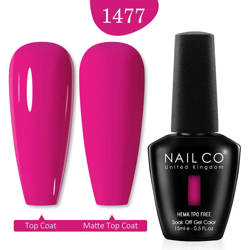 NAILCO Glitter Reflective Series Gel Nail Polish Nails Art Semi