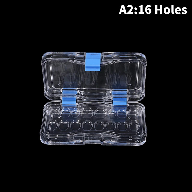 6 16 Grids Dentistry Tooth Box Film Denture Veneers Storage Materials Qme A2
