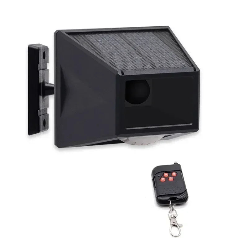 Solar Motion Sensor Alarm Lamp Remote Control Anti-animal Driver Professional Alarm Anti-theft Explosion Flash Alarm Siren Qme N911F