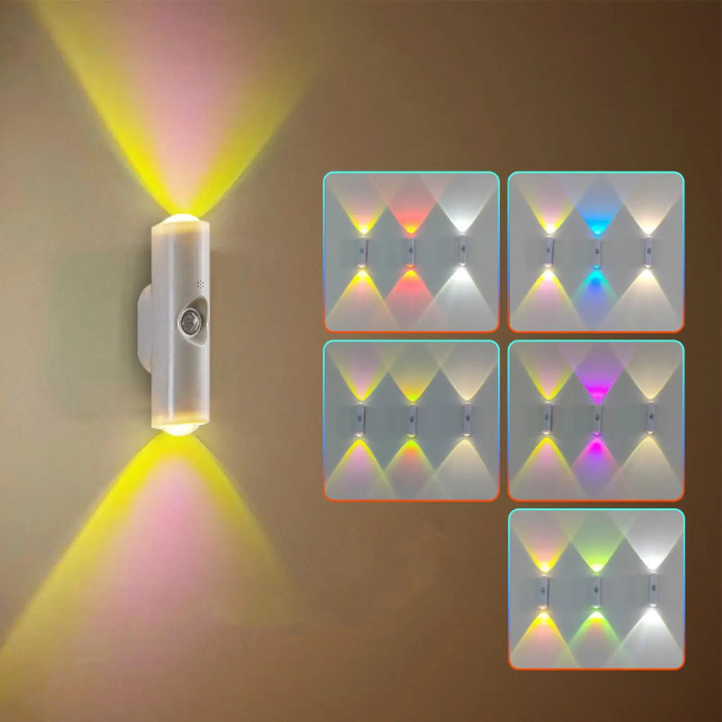 Motion Light Indoor Sleep Friendly Cabinet Lighting Bright Smart Magnetic Cordless Nightlight for Bedroom Kitchen Indoor Under Qme
