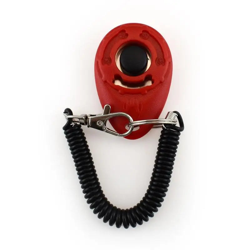 Key Chain Dog Training Clicker Aid Repeller Supplies Adjustable Wrist Qme A3