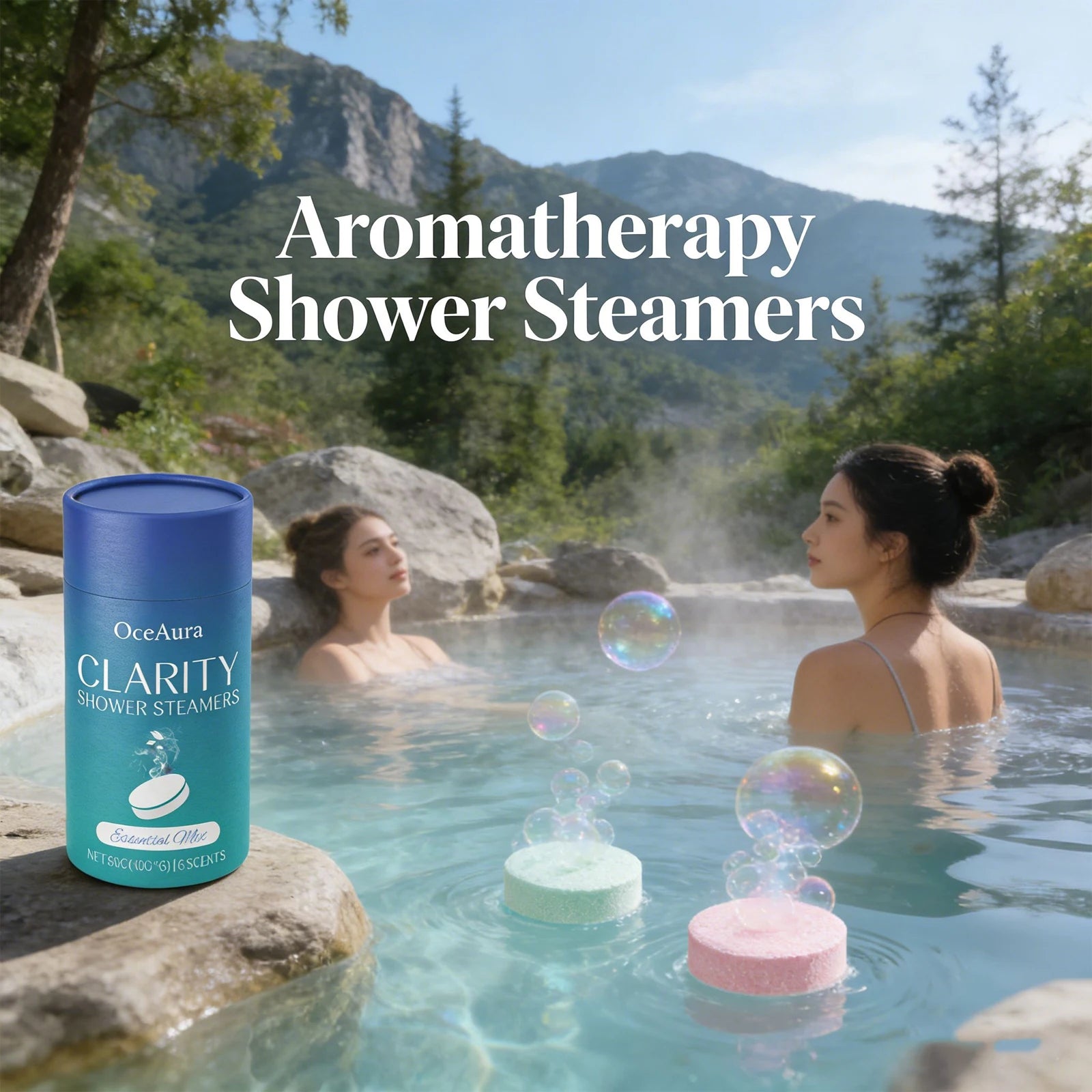 Shower Steamers Tablets Aromatherapy Relief Physical Fatigue Stress Improve Mood Enhance Sleep Quality Relaxing Bath Tablets Set Qme