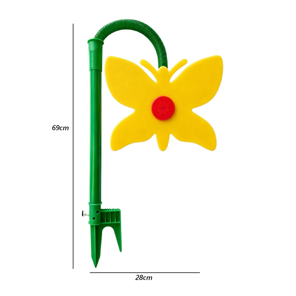 Butterfly Lawn Irrigation Sprinkler 360 Degree Rotating Butterfly Sprinkler Funny for Outdoor Summer Yard Watering Playing Qme