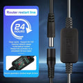 Automatic Router Modem Restart Power Cable 24 72 Hours Auto Cycle Qme A5