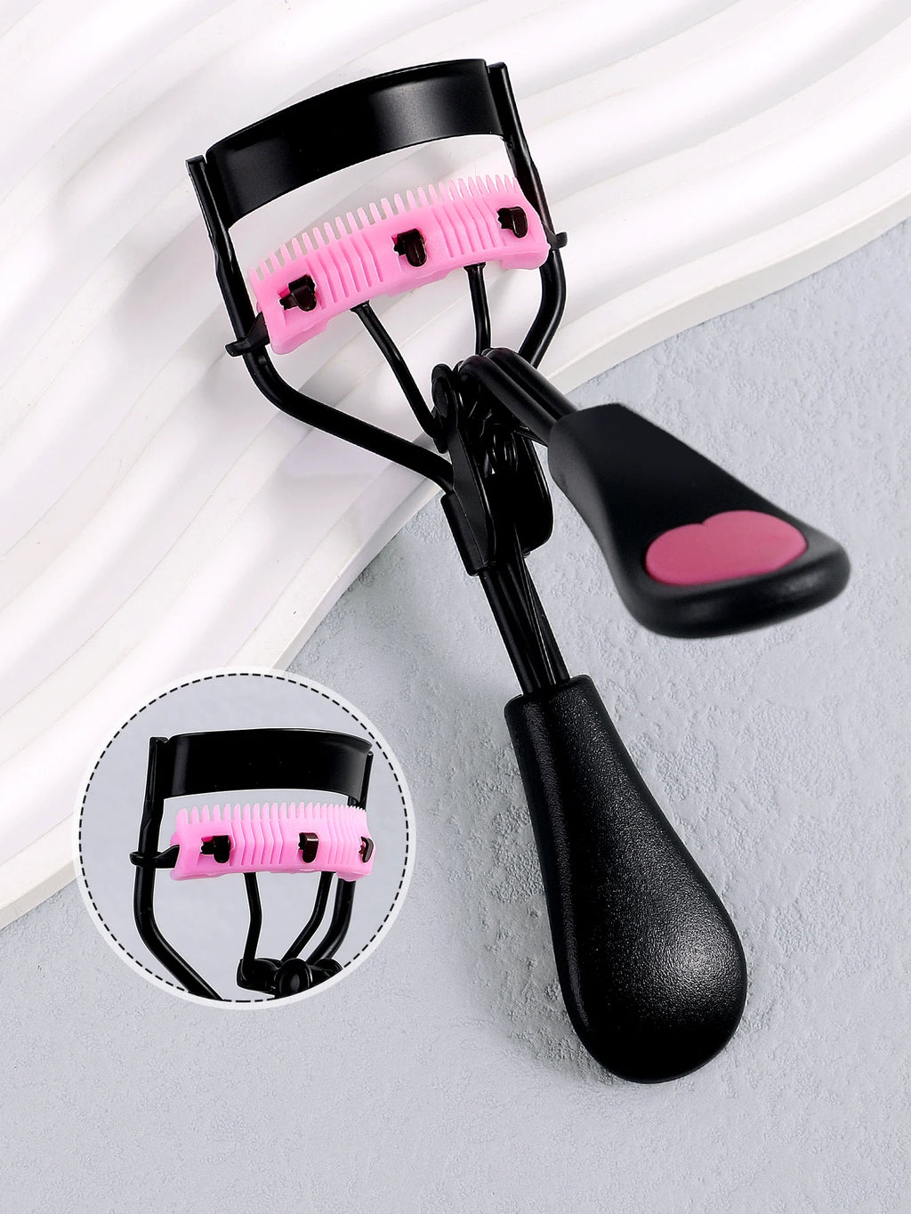 1 Stainless Steel Eyelash Curler Comb Lasting Shaping Big Eyes No Qme