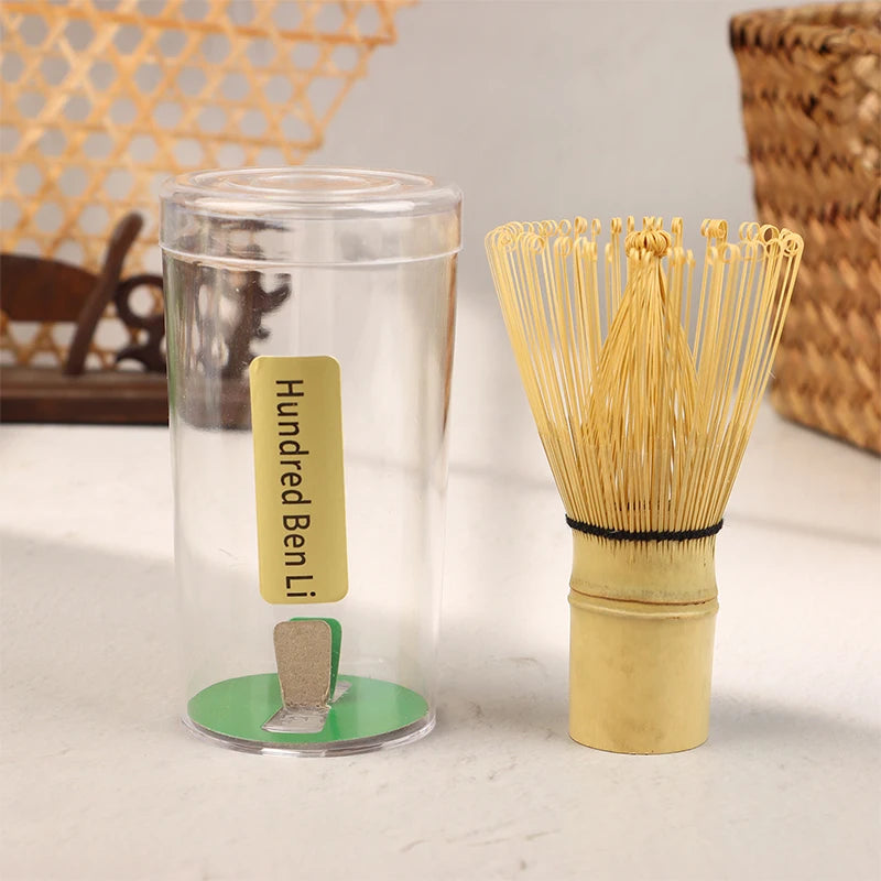 Matcha Green Tea Brushes Traditional Whisk Reusable Bamboo Chasen Qme