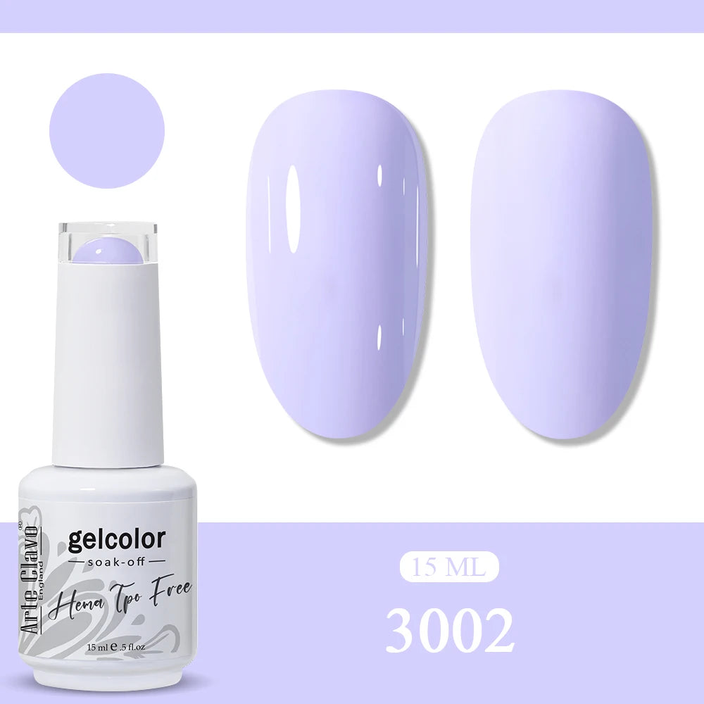 Arte Clavo Neon Rainbow Colors Gel Nail Polish Semi Permanent Art UV