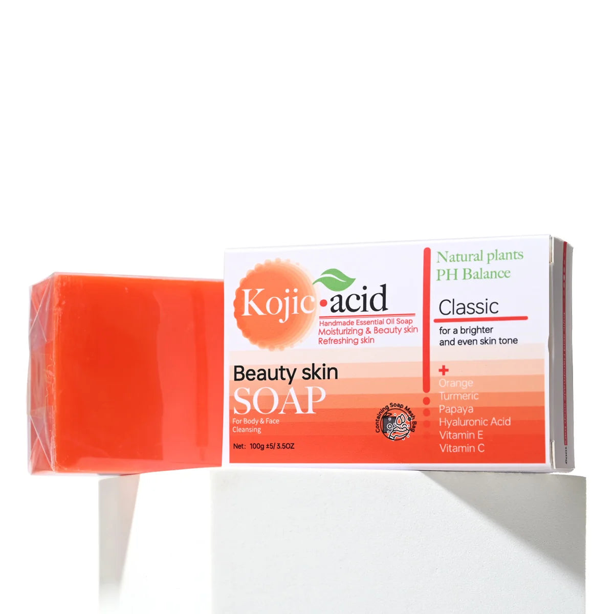 HZ Turmeric Kojic Acid Glutathione Essential Oil Cleansing Soap Deep Qme 100G HZ Kojic acid