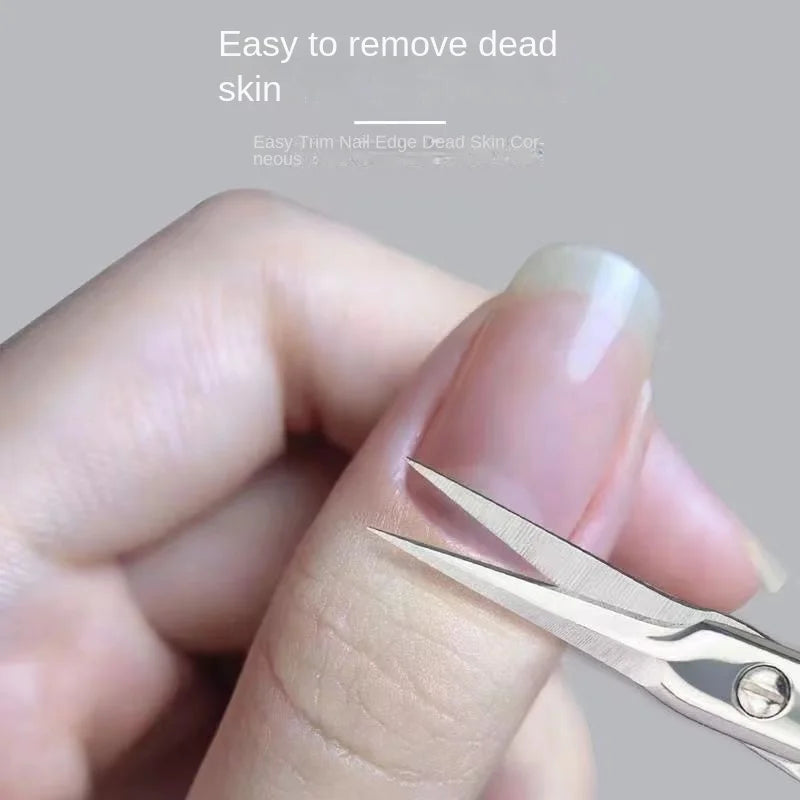 Cuticle Scissors Professional Manicure Small Dead Skin Remover Nails Qme
