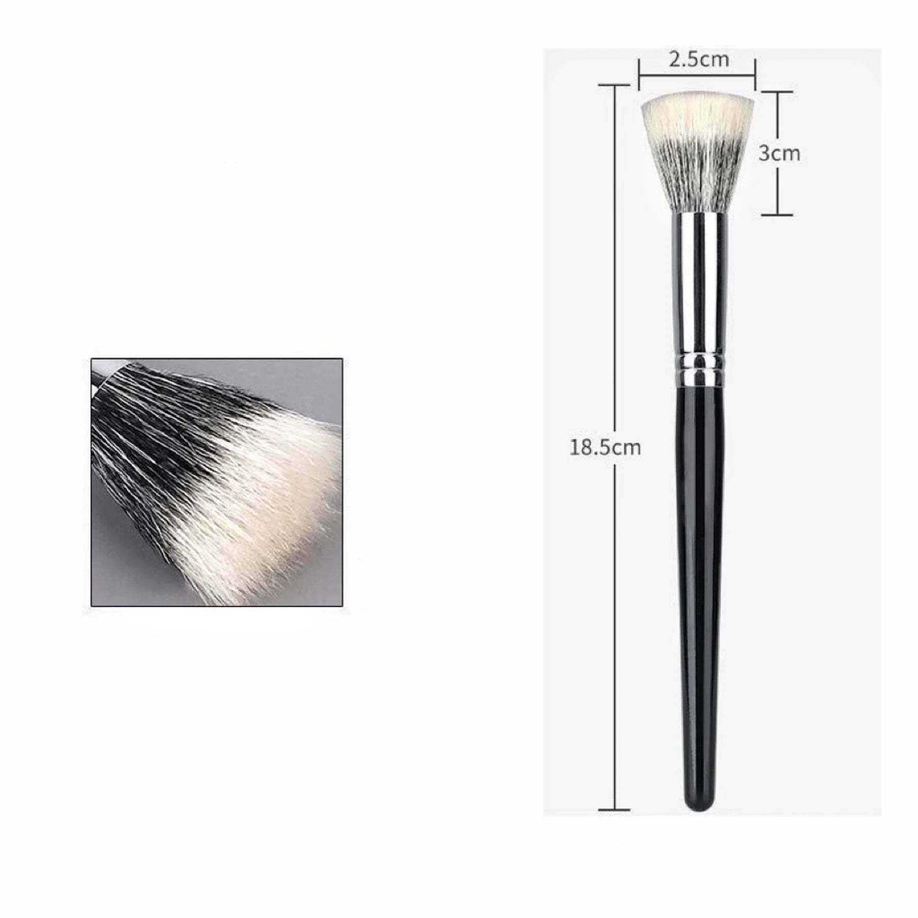 1PC Stippling Blush Brush Blending Brush Makeup Brush Soft Wool Professional Concealer Highlighter Brushes Women Cosmetic Tools Qme
