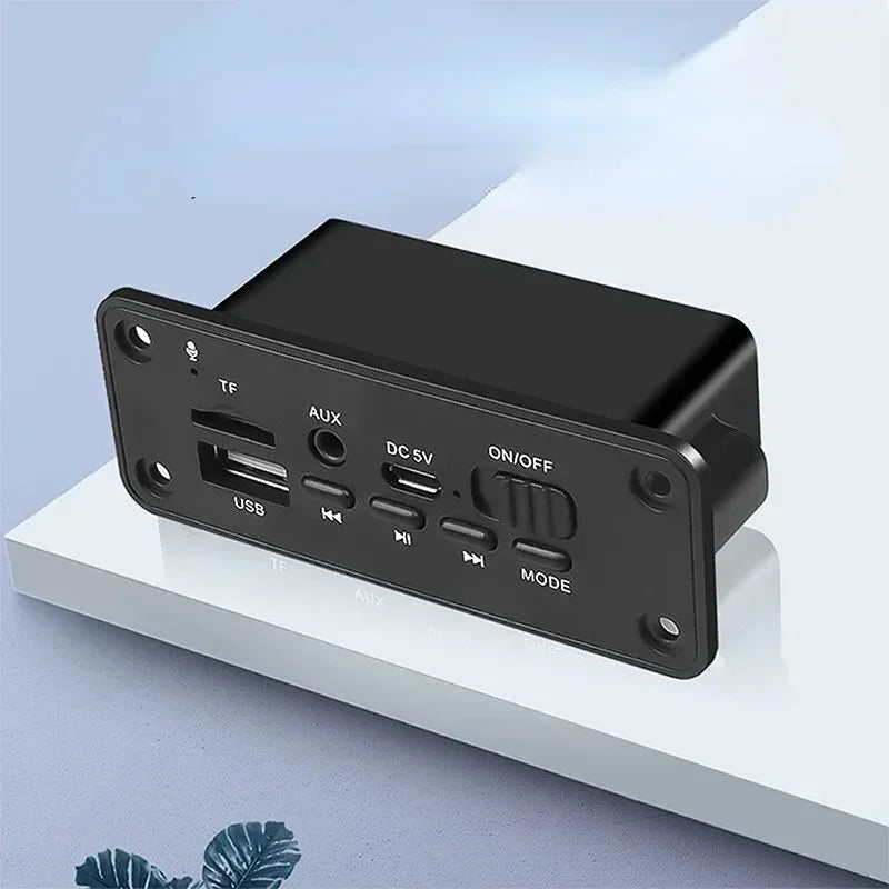 5V Bluetooth MP3/WMA/WAV Decoder Board Audio Module 2*3W Amplifier Wireless USB SD TF Radio AUX FM MP3 Player Module Qme