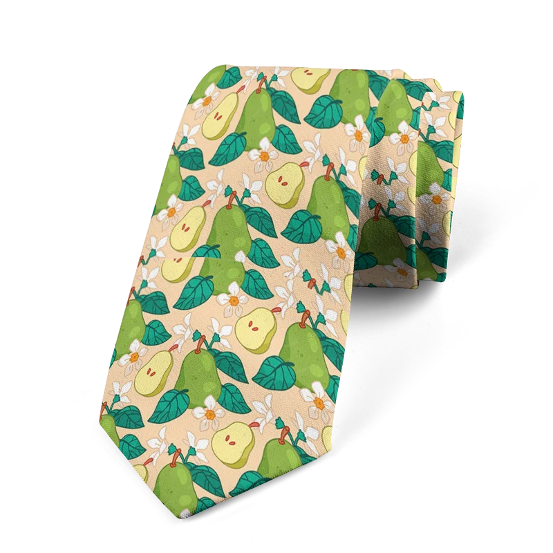 Funny Cartoon Fruit Printed Tie Men's Suit Personality Business Qme style6
