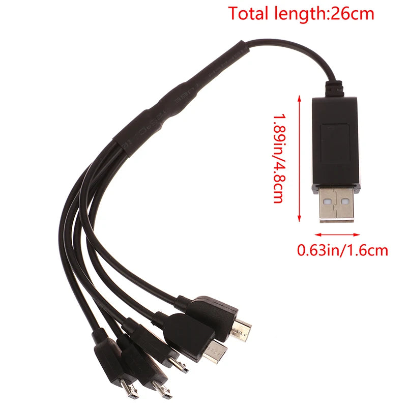 3 7V 500mAh 1 Charger E58 XS809 Battery Multi-function Charging Cable Qme