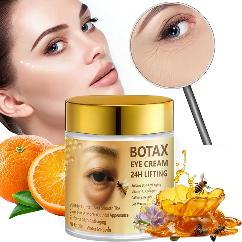 Botax Eye Cream 24H Lifting - Anti-Aging Formula with Vitamin C, Retinol & Bee Venom for Firm, Smooth & Youthful Skin. Qme