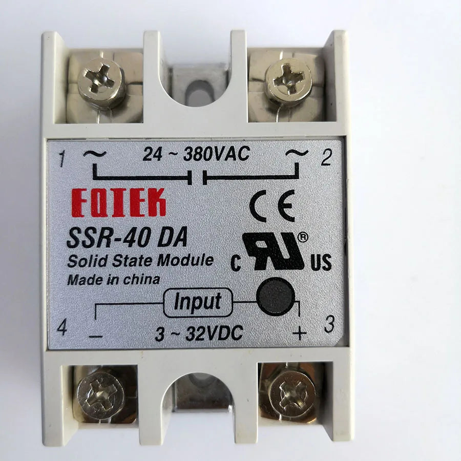 Solid State Relay SSR 10DA 25DA 40DA DC Control AC White Shell Single Qme