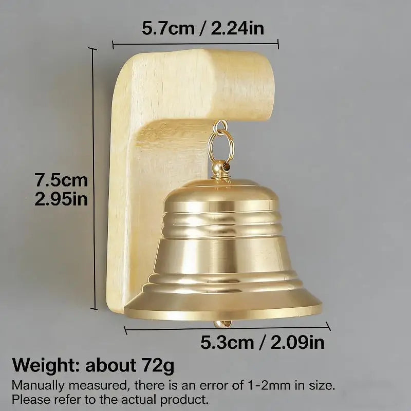 Door Reminder Doorbell Room Decorative Year Decorations Wood Bell Qme A2