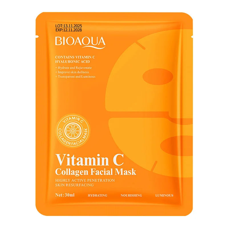 Niacinamide Retinol Face Mask Snail Collagen Moisturizing Whiten Qme Vitamin C 30ml