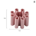 Creative Durable Desktop Brush Holder Pencil Paint Brushes Silicone Qme Small Pink