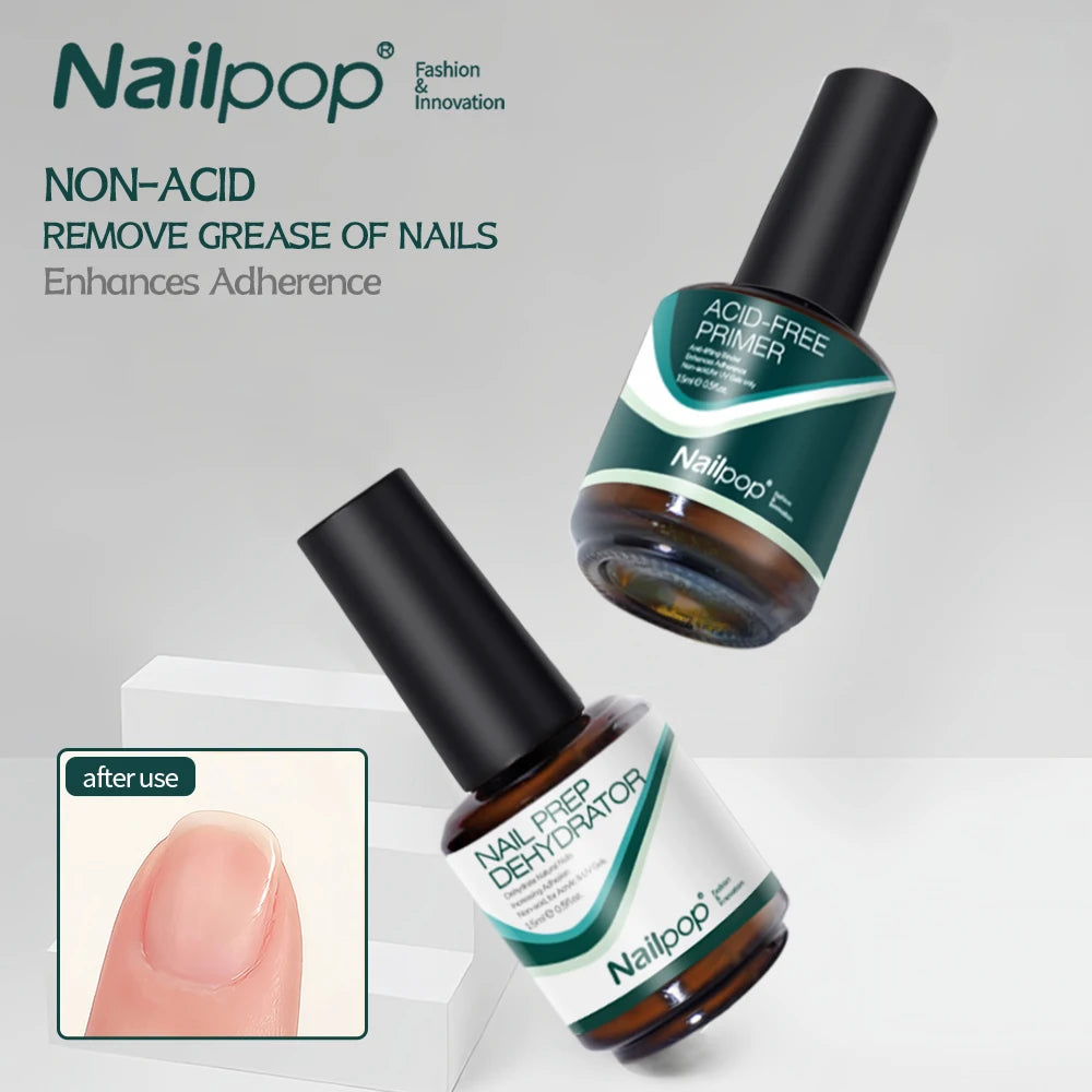 Nail Dehydrator Primer Acid Natural Prep Dehydrate Bond Polish Soft Qme