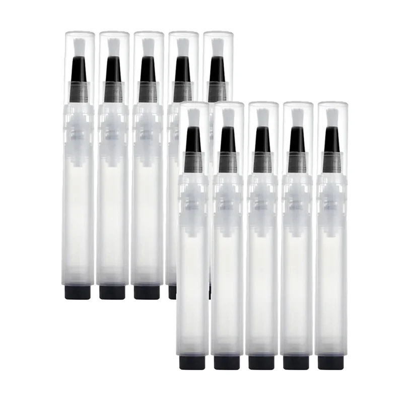 A02F-Applicabley Fillable Touch Up Paint Pen Brush,Paint Touch Up Pens Pressable Fillable, For Walls, Furniture,Cabinet,10Pcs Qme