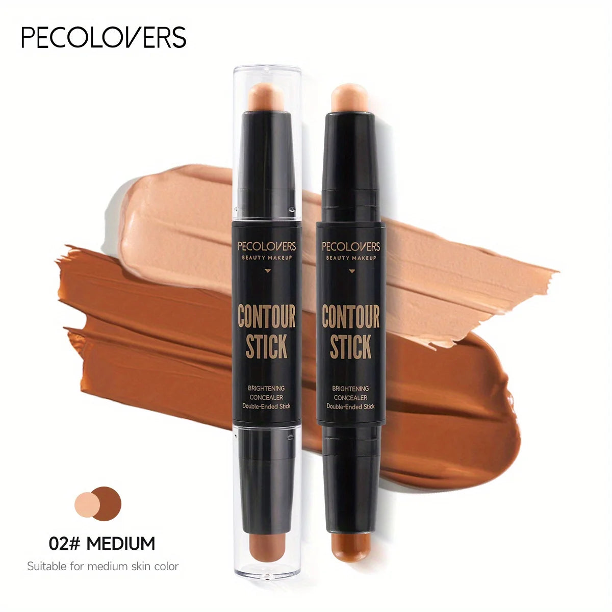 Makeup Base Foundation Cream Face Concealer Contouring Bronzer Beauty Qme 02