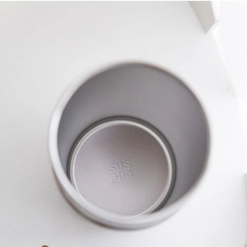 Stainless Steel Double-wall Insulated Office Coffee Mug Qme