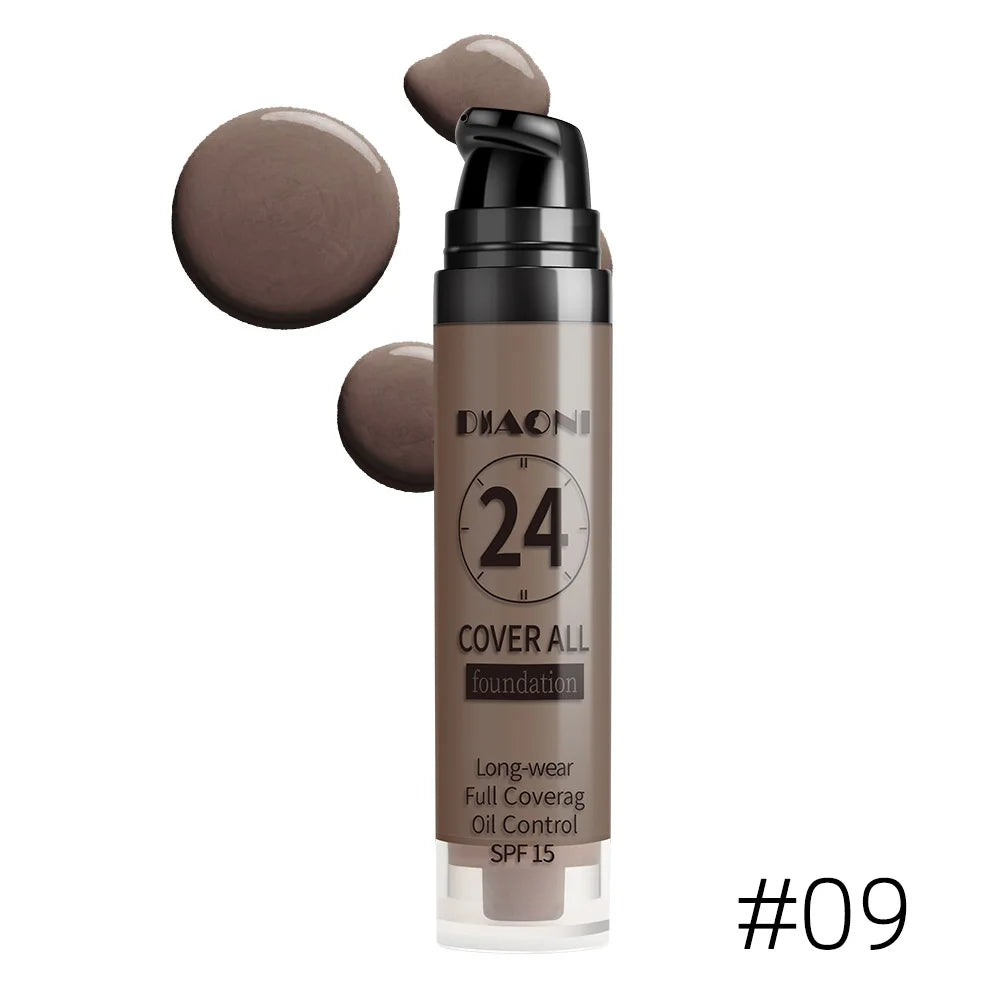 Professional Makeup 9-color Waterproof Moisturizing Liquid Fully Qme 09