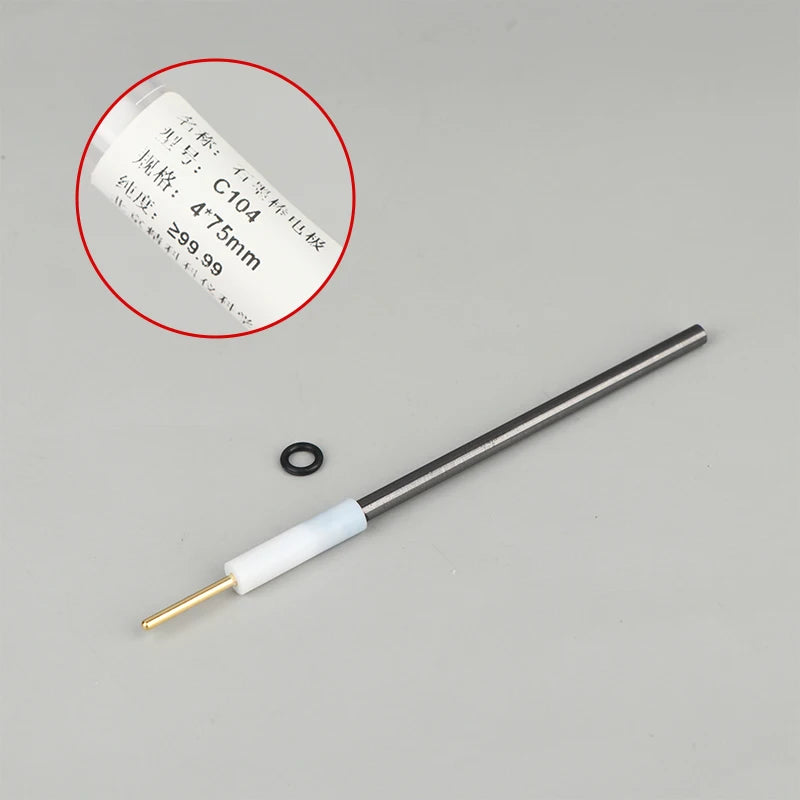 3/4/5/6MM Electrode Research Rod Electrolysis High-purity Electrolysis Anode Carbon Rod Qme 4x75mm