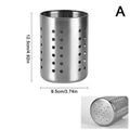 Kitchen Storage Basket Stainless Steel Cutlery Holderchopstick Holder Qme A