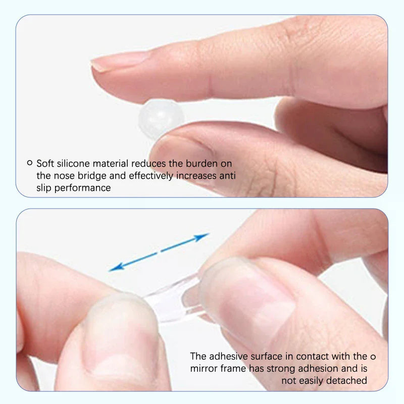 Anti Slip Eyeglasses Nasal Supports Silicone Invisible Glasses Air Qme