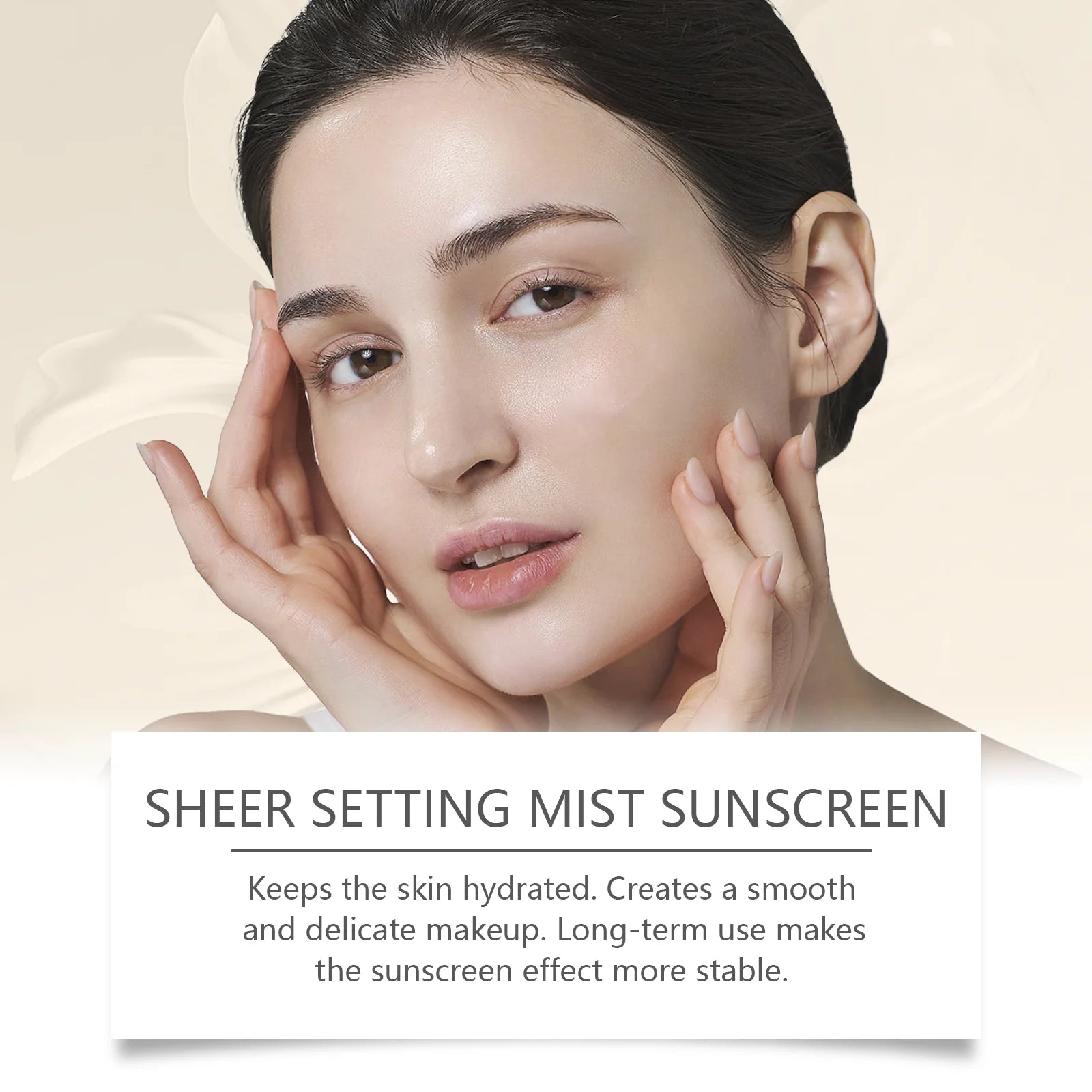 Spf 50+ Makeup Setting Spray Oil Control Natural Refreshing Waterproof Lasting Makeup Fixer Sun Protection Face Mist Cosmetics Qme