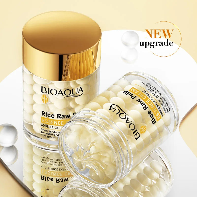 BIOAOUA Rice deep Moisturizing Essence Cream brightning hydrating face cream firming Rejuvenating Cream skin care for women Qme Default Title