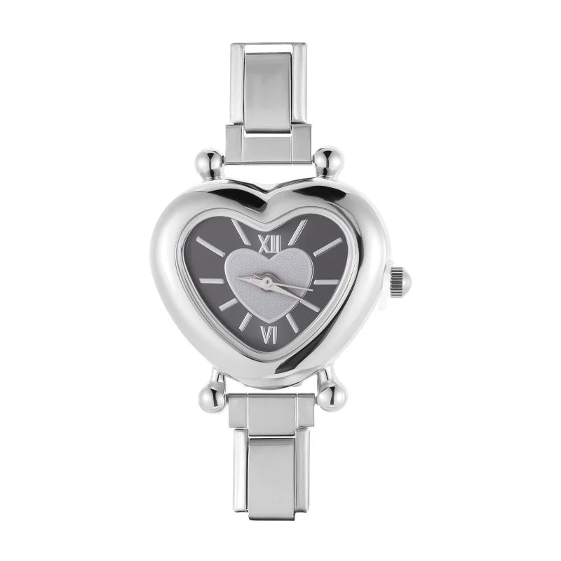 Dropshipping Italian Elastic Charm DIY 9mm Width Stainless Butterfly Watch Women's Bracelet Bangle For Party Friend Jewelry Gift Qme Style 39