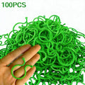 Horticultural Planting Clips Twist Clip Ties Garden Plant Support Qme green
