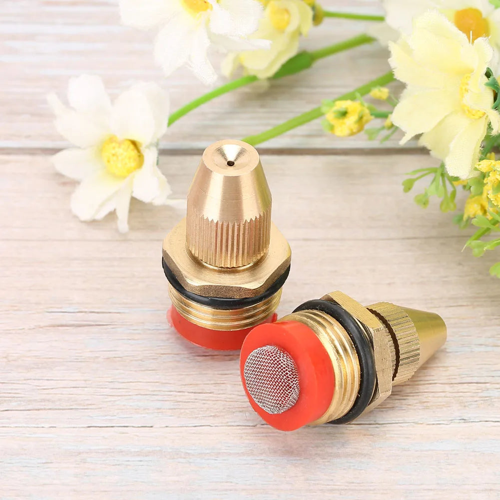 2Pcs G1/2 DN15 Centrifugal Adjustable Sprinkler Garden Irrigation Misting Spray Nozzle Garden Accessories Misting Nozzle Qme