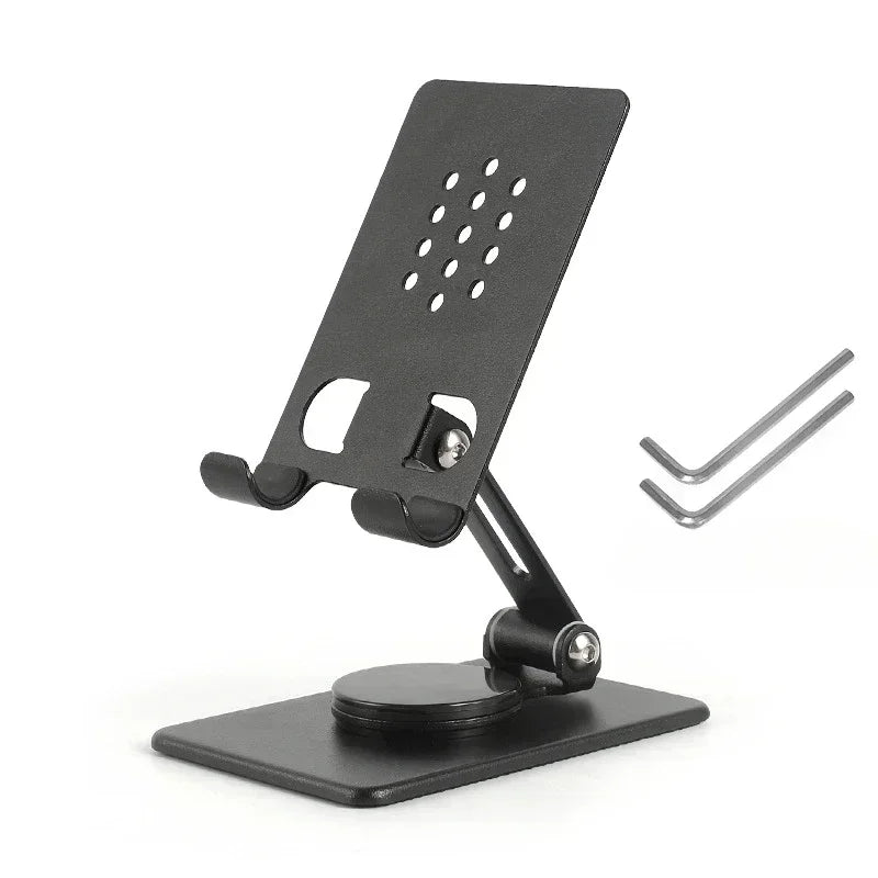 Universal All Aluminum Alloy Foldable Desk Phone Holder Mount Stand For Mobile Phone Holder For Tablet Desktop Metal Holder Qme