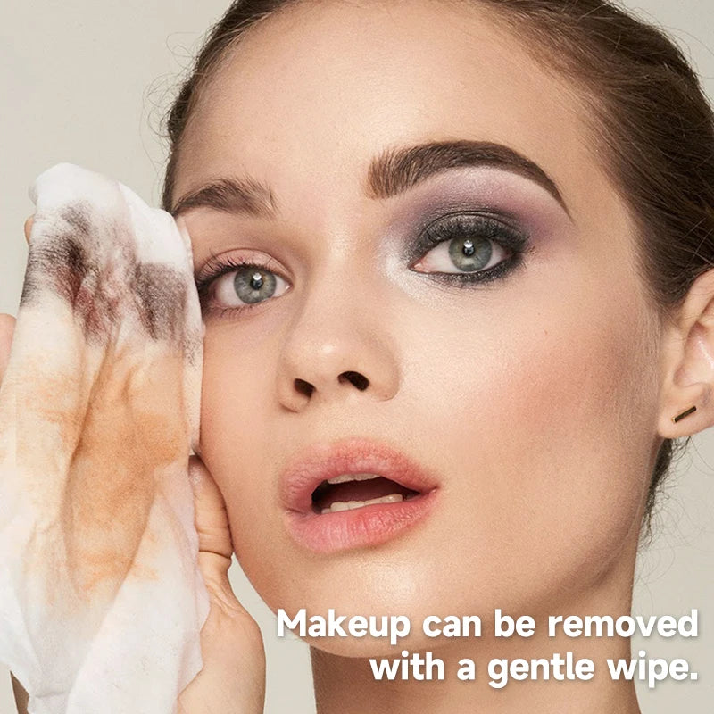 30pcs Of Makeup Remover Wipes For Face,Moisturizing&Gentle,Deep Cleansing Without Noresidue,Individually Packaged,Disposable Use Qme