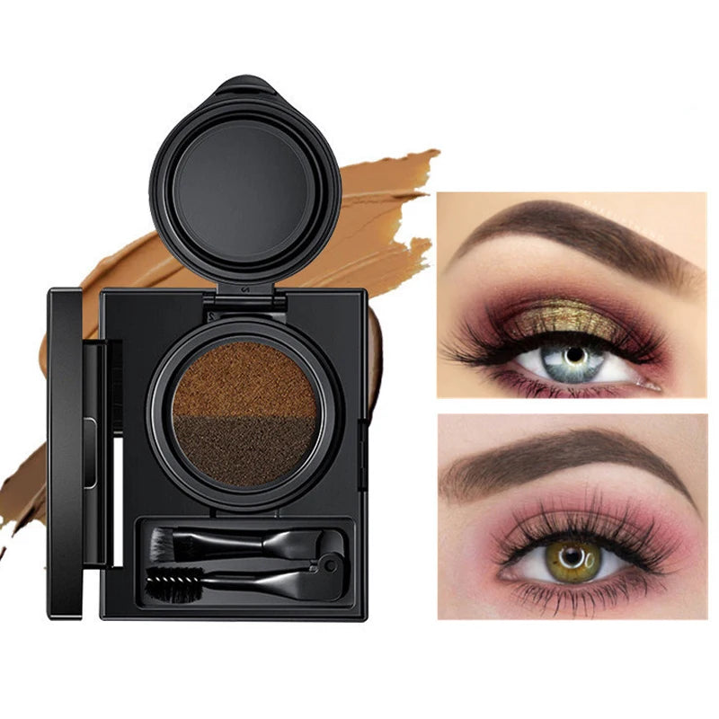 Two Tone Matte Eyebrow Cream Lightweight Non Smudging Naturally Qme